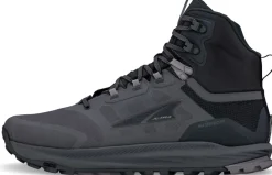 Altra Hiking Shoes & Boots|Mid Height Boots-Mens Lone Peak 9 Waterproof Mid Boots - Black-Gray
