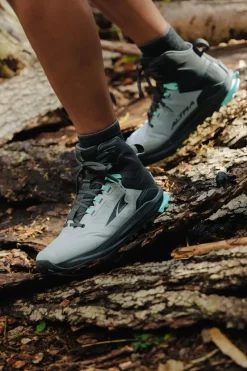 Altra Hiking Shoes & Boots|Mid Height Boots-Mens Lone Peak 9 Waterproof Mid Boots - Black-Gray