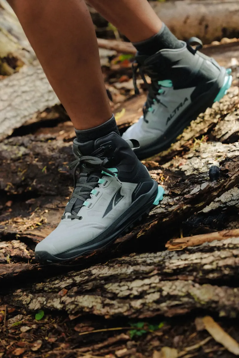 Altra Hiking Shoes & Boots|Mid Height Boots-Mens Lone Peak 9 Waterproof Mid Boots - Black-Gray