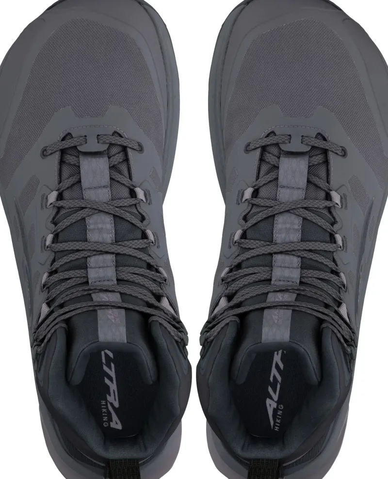 Altra Hiking Shoes & Boots|Mid Height Boots-Mens Lone Peak 9 Waterproof Mid Boots - Black-Gray