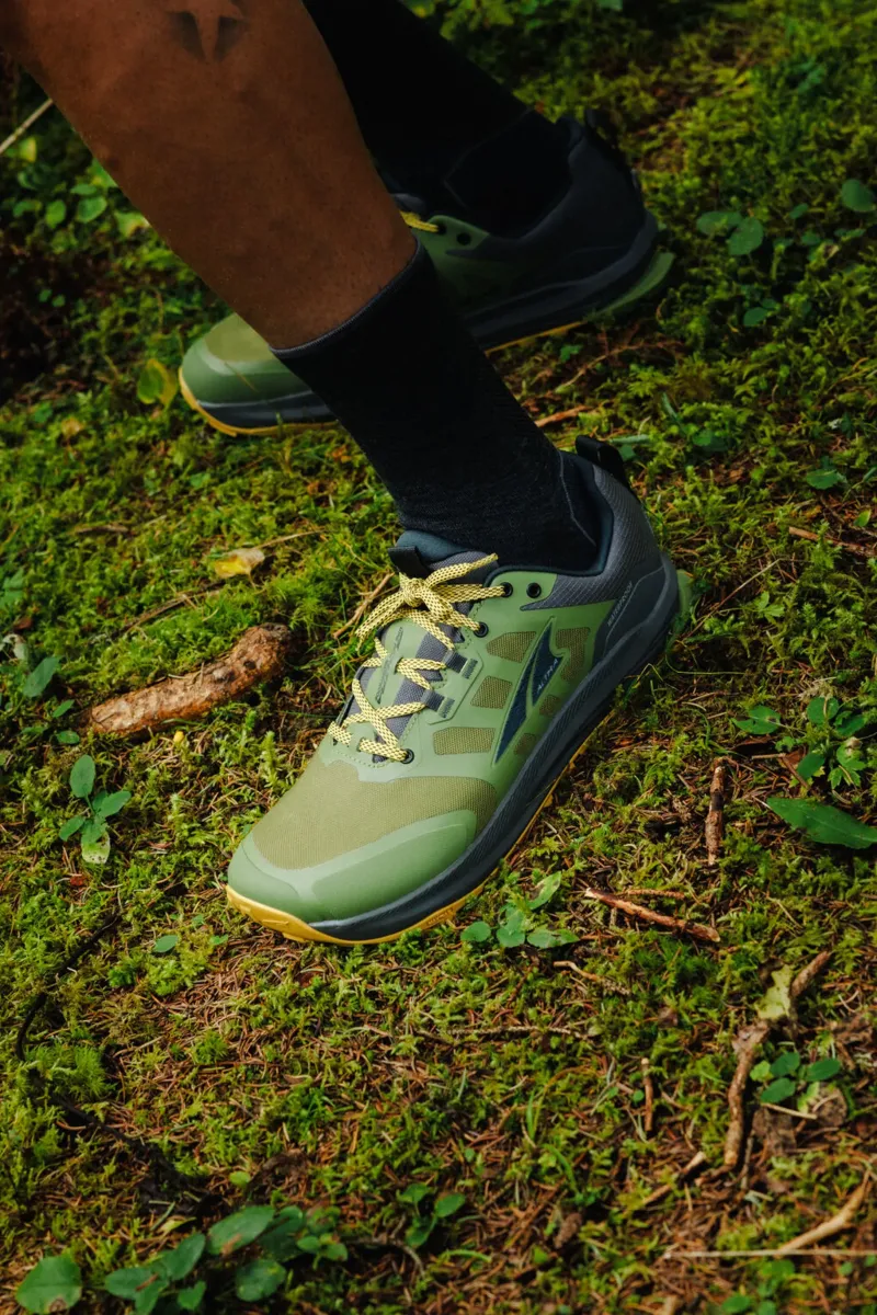 Altra Hiking Shoes & Boots|Running Shoes-Mens Lone Peak 9 Waterproof Low Trail Shoes - Dusty Olive