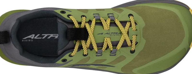 Altra Hiking Shoes & Boots|Running Shoes-Mens Lone Peak 9 Waterproof Low Trail Shoes - Dusty Olive