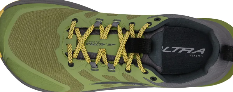Altra Hiking Shoes & Boots|Running Shoes-Mens Lone Peak 9 Waterproof Low Trail Shoes - Dusty Olive