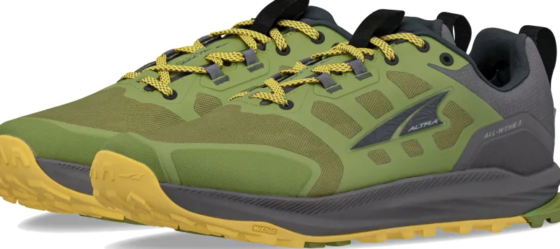 Altra Hiking Shoes & Boots|Running Shoes-Mens Lone Peak 9 Waterproof Low Trail Shoes - Dusty Olive