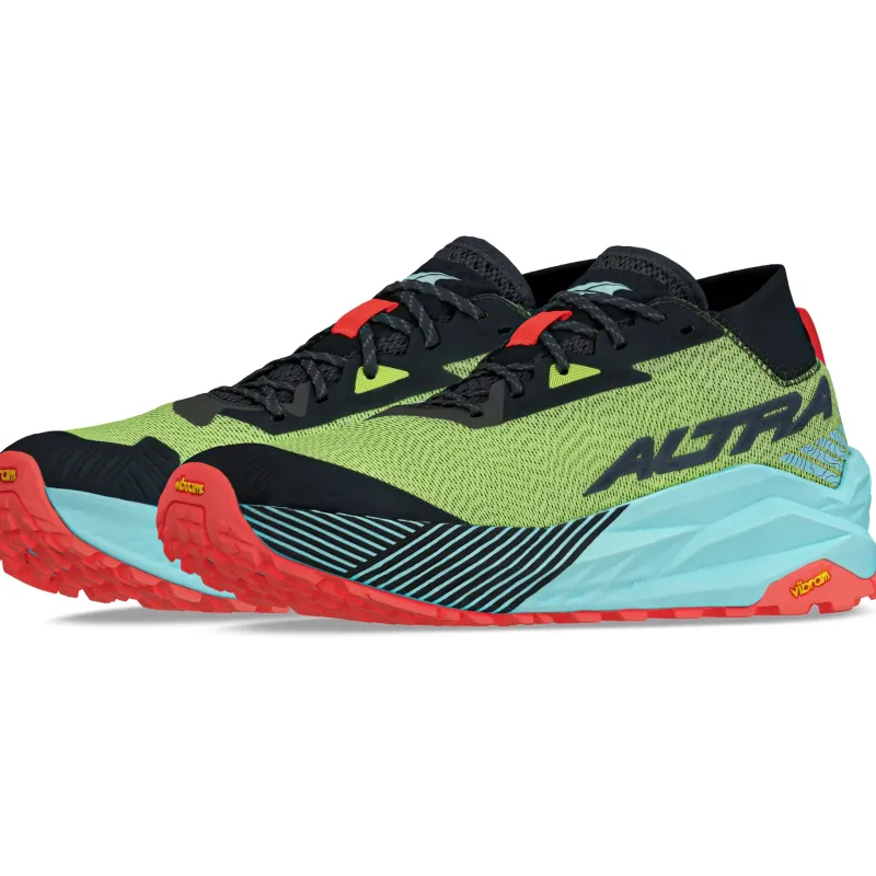 Altra Running Shoes-Mens Olympus 275 Shoes - Black-Yellow