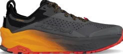 Altra Hiking Shoes & Boots|Running Shoes-Mens Olympus 6 Trail Shoes - Black-Orange