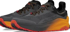 Altra Hiking Shoes & Boots|Running Shoes-Mens Olympus 6 Trail Shoes - Black-Orange