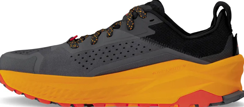 Altra Hiking Shoes & Boots|Running Shoes-Mens Olympus 6 Trail Shoes - Black-Orange