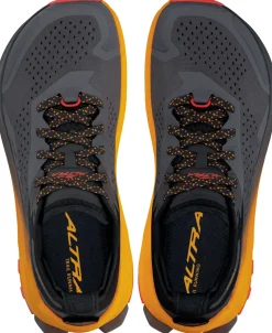 Altra Hiking Shoes & Boots|Running Shoes-Mens Olympus 6 Trail Shoes - Black-Orange