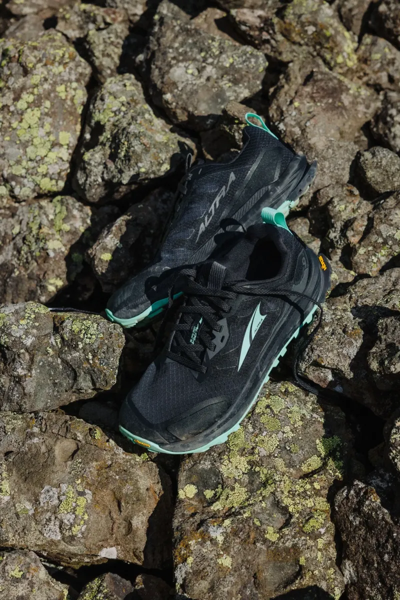 Altra Hiking Shoes & Boots|Running Shoes-Womens Lone Peak 9+ Trail Shoes - Teal-Black