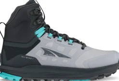 Altra Hiking Shoes & Boots|Mid Height Boots-Womens Lone Peak 9 Waterproof Mid Boots - Black-Gray