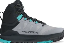 Altra Hiking Shoes & Boots|Mid Height Boots-Womens Lone Peak 9 Waterproof Mid Boots - Black-Gray