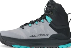 Altra Hiking Shoes & Boots|Mid Height Boots-Womens Lone Peak 9 Waterproof Mid Boots - Black-Gray