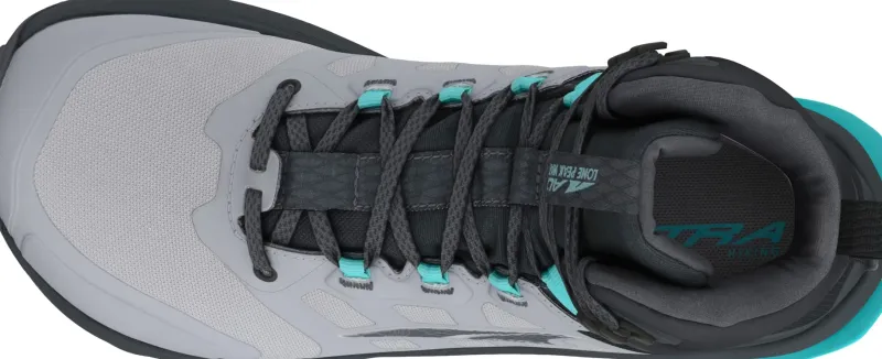 Altra Hiking Shoes & Boots|Mid Height Boots-Womens Lone Peak 9 Waterproof Mid Boots - Black-Gray