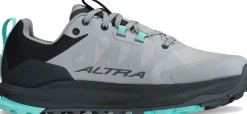 Altra Hiking Shoes & Boots|Running Shoes-Womens Lone Peak 9 Waterproof Low Trail Shoes - Black-Gray