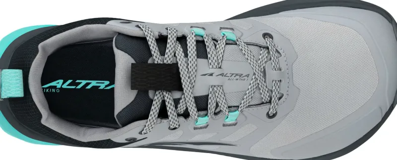 Altra Hiking Shoes & Boots|Running Shoes-Womens Lone Peak 9 Waterproof Low Trail Shoes - Black-Gray