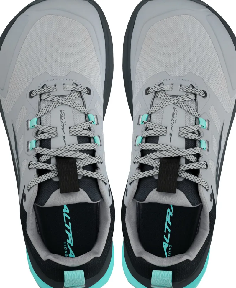 Altra Hiking Shoes & Boots|Running Shoes-Womens Lone Peak 9 Waterproof Low Trail Shoes - Black-Gray