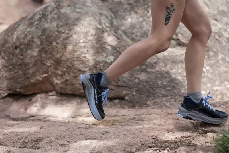 Altra Hiking Shoes & Boots|Running Shoes-Womens Olympus 6 Trail Shoes - Black-Black