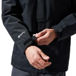 Berghaus Waterproof Jackets-Mens Hillwalker Jacket IA - Black-Black