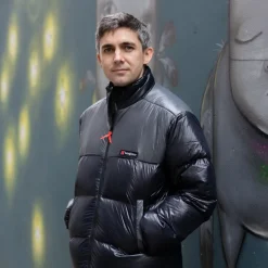 Berghaus Insulated Jackets|Insulated Jackets-Unisex Blockback Down Jacket - Jet Black-Grey Pinstripe