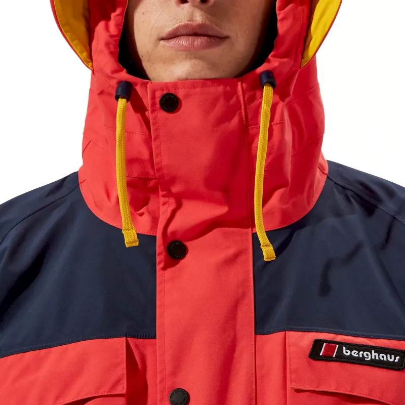 Berghaus Waterproof Jackets|Waterproof Jackets-Unisex Mera Peak 2000 Jacket - Mountain Carmine-Dusk-Amber
