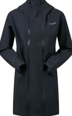 Berghaus Waterproof Jackets-Womens Annaside Maternity 2in1 Jacket - Black-Black
