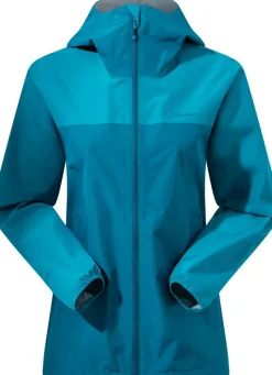 Berghaus Waterproof Jackets-Womens Deluge Pro 3.0 Jacket - Deep Ocean-Jungle Jewel