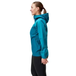 Berghaus Waterproof Jackets-Womens Deluge Pro 3.0 Jacket - Deep Ocean-Jungle Jewel