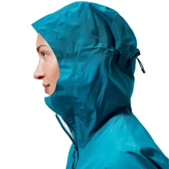 Berghaus Waterproof Jackets-Womens Deluge Pro 3.0 Jacket - Deep Ocean-Jungle Jewel