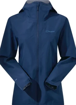 Berghaus Waterproof Jackets-Womens Deluge Pro 3.0 Jacket - Dusk