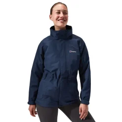Berghaus Waterproof Jackets-Womens Glissade Jacket IA - Dusk Blue
