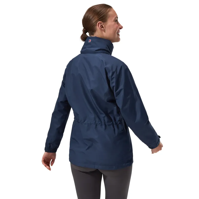 Berghaus Waterproof Jackets-Womens Glissade Jacket IA - Dusk Blue