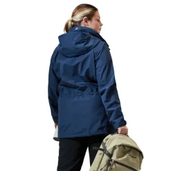 Berghaus Waterproof Jackets-Womens Glissade Jacket IA - Dusk Blue