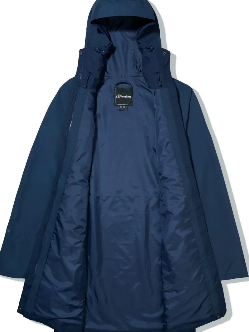 Berghaus Waterproof Jackets-Womens Omeara Long Shell Jacket - Dusk