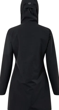 Berghaus Waterproof Jackets-Womens Omeara Long Shell Jacket - Black