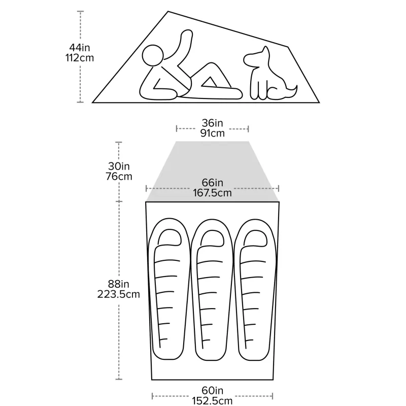 Big Agnes Backpacking & Lightweight Tents-C Bar 3 Tent
