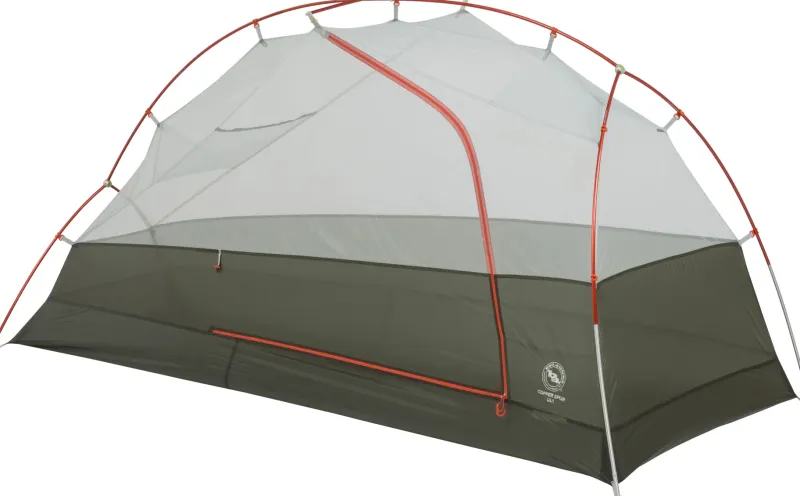 Big Agnes Backpacking & Lightweight Tents-Copper Spur UL1 Tent - Lichen Green
