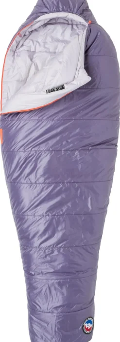 Big Agnes Backpacking & Lightweight Sleeping Bags-Womens Anthracite 20/ -7 Sleeping Bag - Regular