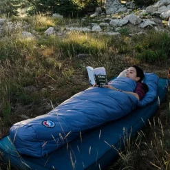 Big Agnes Backpacking & Lightweight Sleeping Bags-Womens Anthracite 20/ -7 Sleeping Bag - Regular