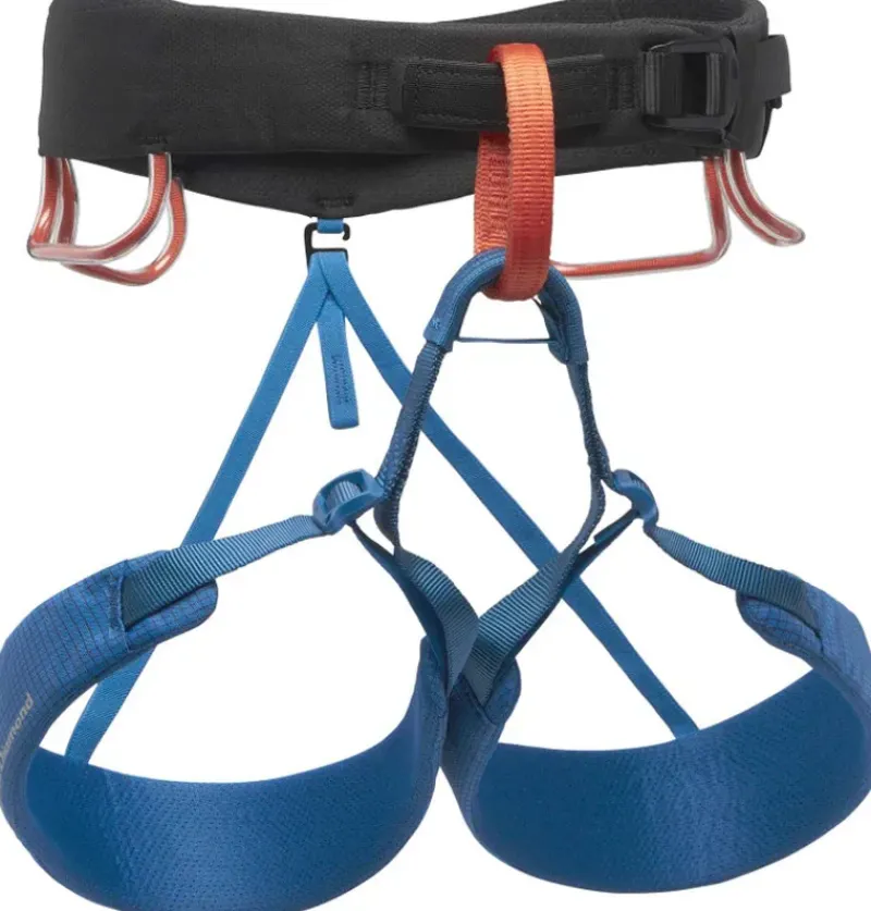 Black Diamond Harnesses-Mens Momentum Harness - Kingfisher