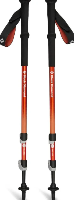 Black Diamond Walking Poles-Trail Back Trekking Poles - Burnt Sienna