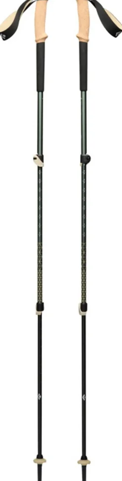 Black Diamond Walking Poles-Trail Cork Trekking Poles - Laurel Green
