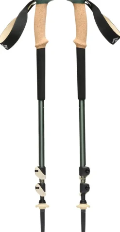 Black Diamond Walking Poles-Trail Cork Trekking Poles - Laurel Green