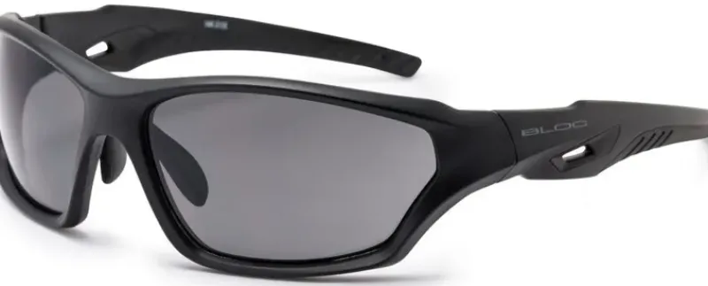 Bloc Eyewear Eyewear-BLOC Beck Sunglasses - Matt Black-Polarised Grey