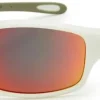 Bloc Eyewear Eyewear-BLOC Daytona Sunglasses - Shiny White-Red Mirror