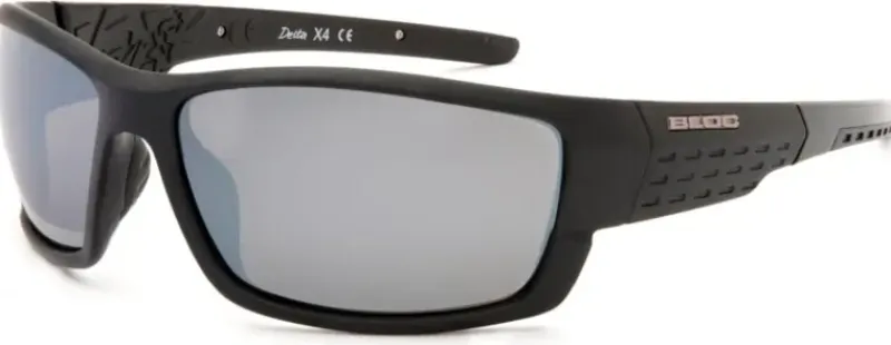 Bloc Eyewear Eyewear-BLOC Delta Sunglasses - Matt Black-Polarised Grey