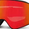Bloc Eyewear Eyewear-BLOC Eighty-Five Goggle - Matt Black-Red Mirror-Cat 2