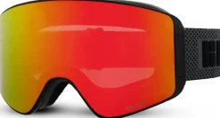 Bloc Eyewear Eyewear-BLOC Eighty-Five Goggle - Matt Black-Red Mirror-Cat 2