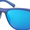 Bloc Eyewear Eyewear-BLOC Elba Sunglasses - Matt Blue-Blue Mirror