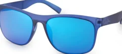 Bloc Eyewear Eyewear-BLOC Elba Sunglasses - Matt Blue-Blue Mirror